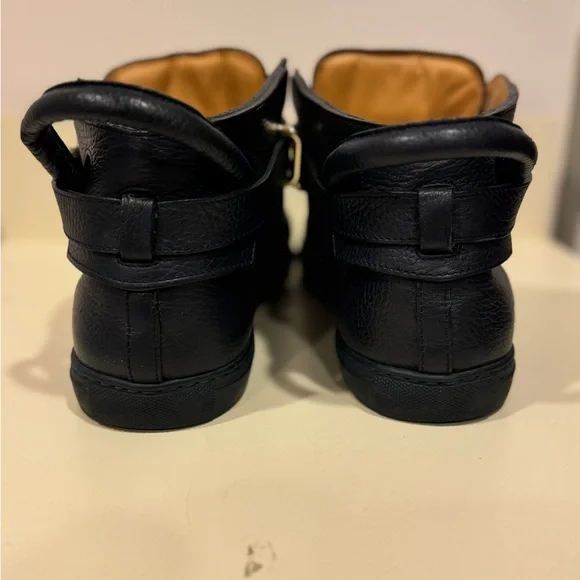 Buscemi Navy and Gold Men's Sneakers - Picture 5 of 9